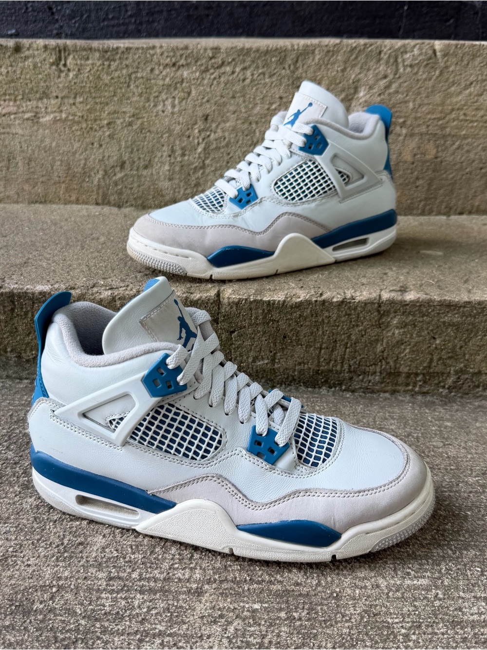Jordan 4 Retro Military Blue 2024 (GS) Gradeschool Kids Shoes Size 7Y HF4281-141